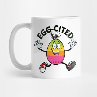 Egg-cited Funny Easter Egg Mug